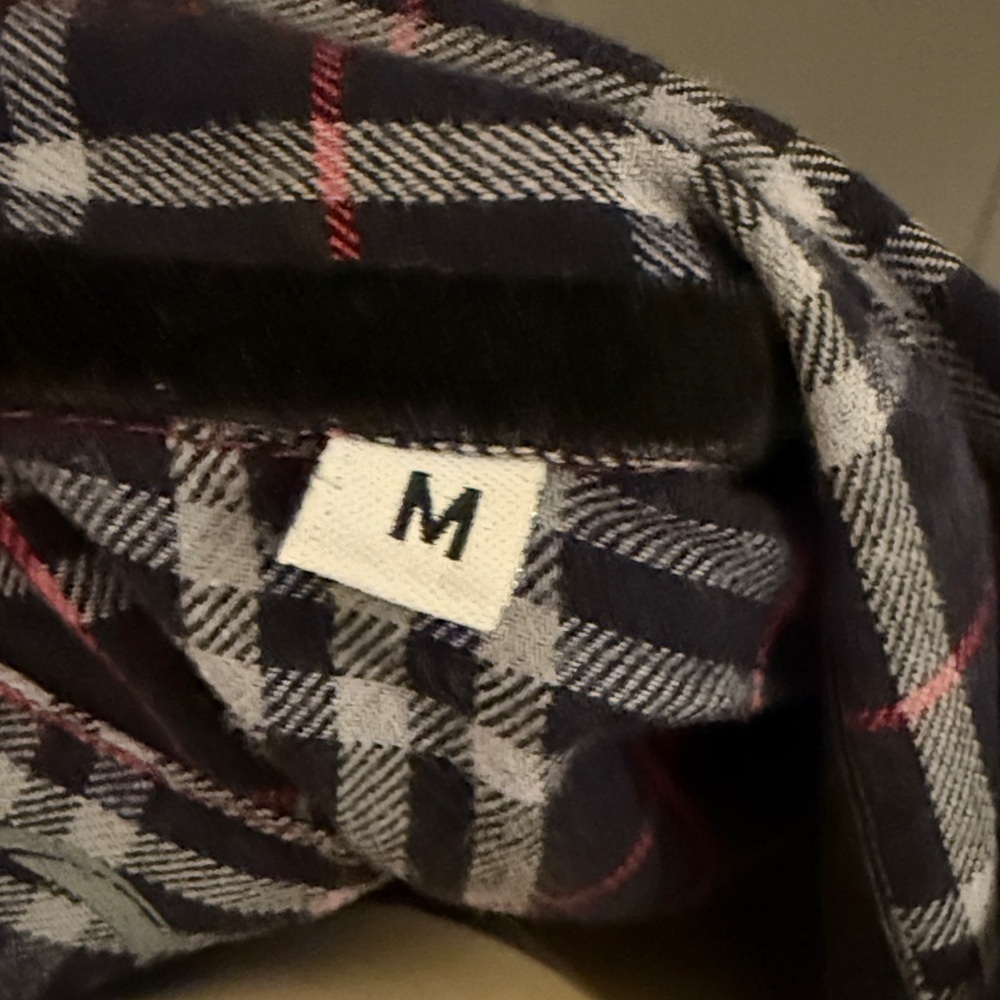 E 191 Unlimited Men's Plaid Button Down Shirt - Navy, Red, and White Business - Picture 3 of 7